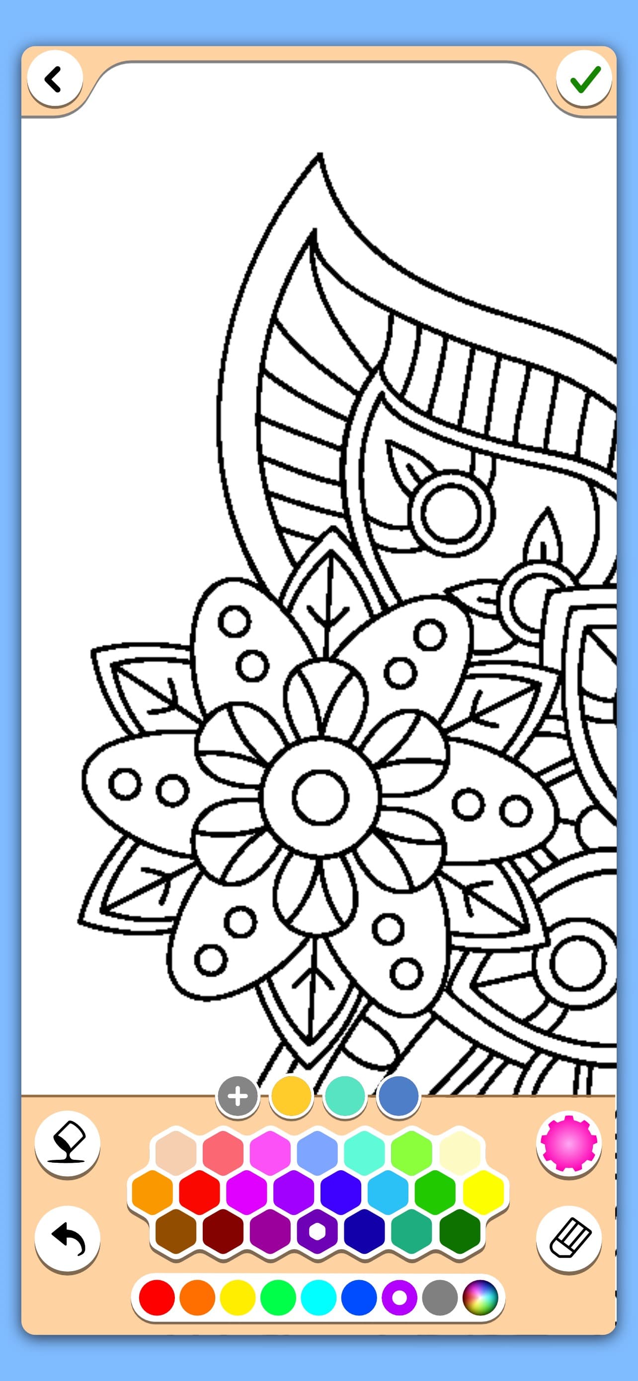 Mandala Coloring Pages Game screenshot 5 - screenshot