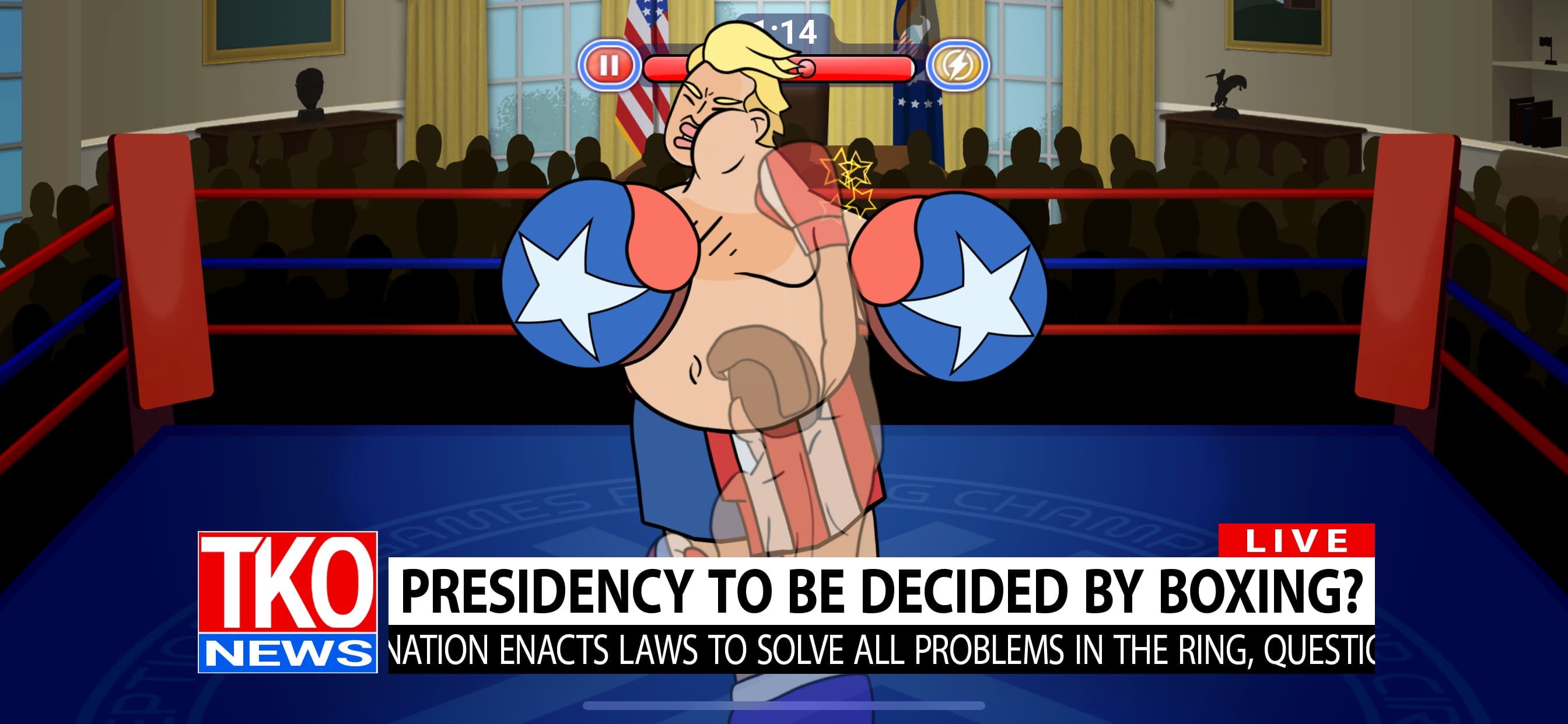 Election Year Knockout: Boxing screenshot 1 - screenshot