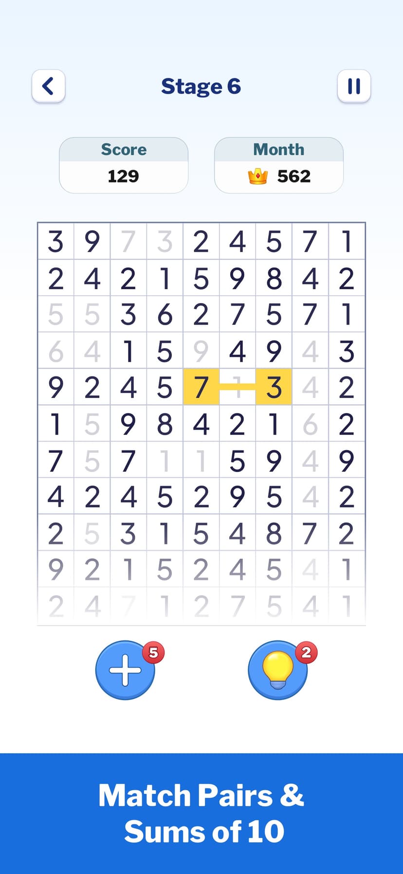 Number Games - Match Numbers screenshot 1 - screenshot