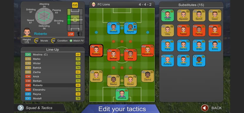 Pro League Soccer screenshot 5 - screenshot