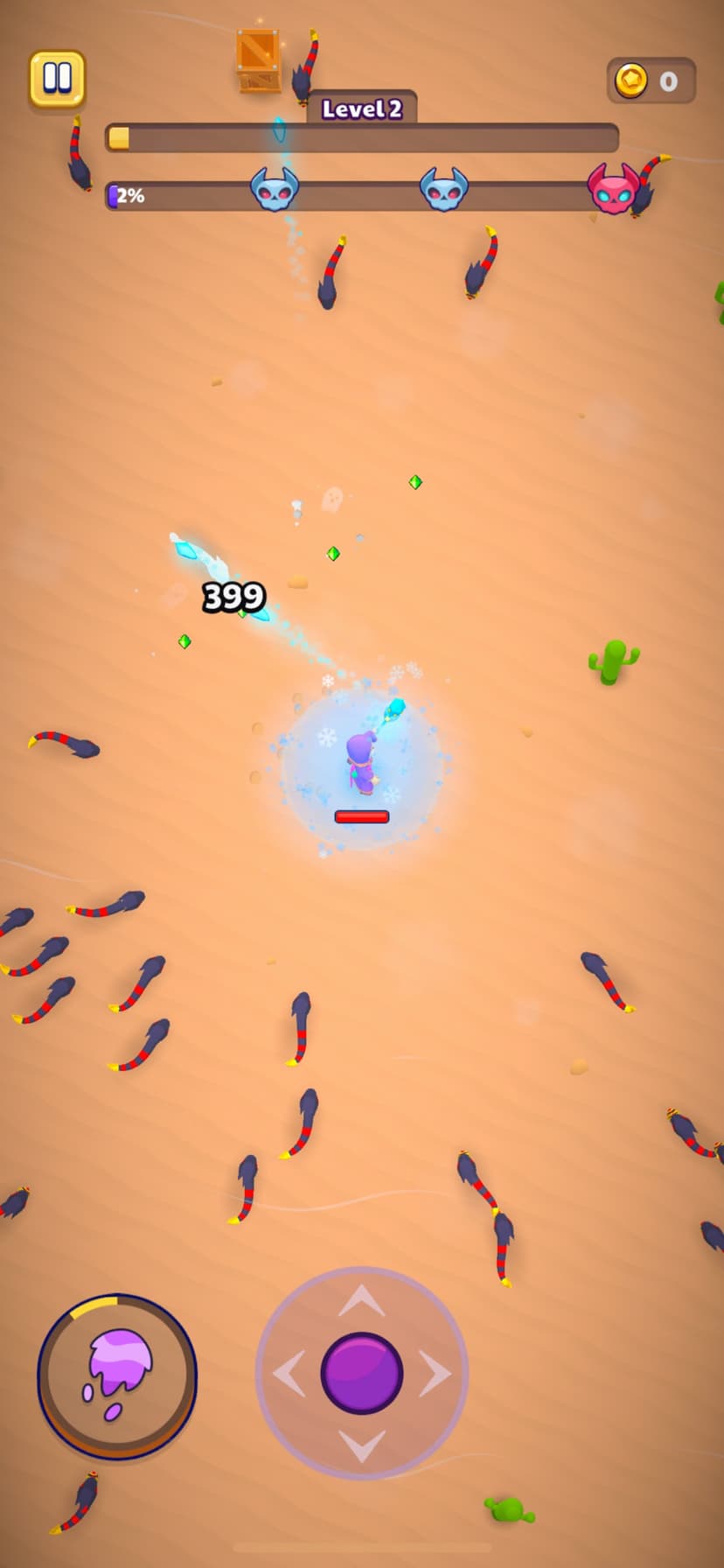 Wizard Hero - Magic Survival screenshot 2 - screenshot