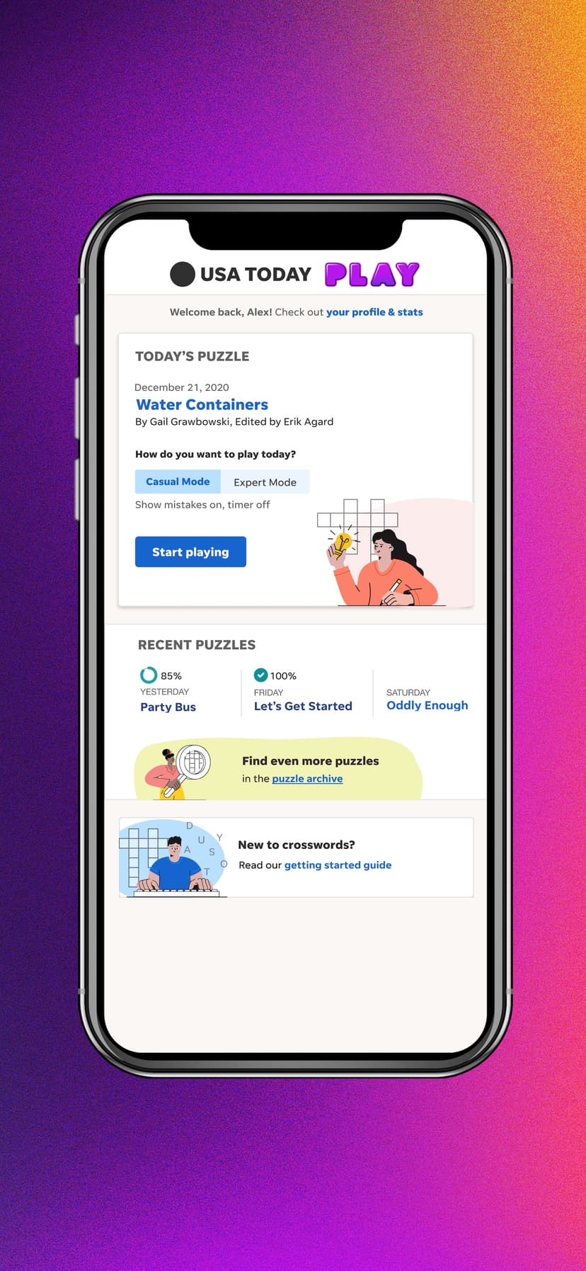 USA TODAY PLAY Crossword+ screenshot 1 - screenshot