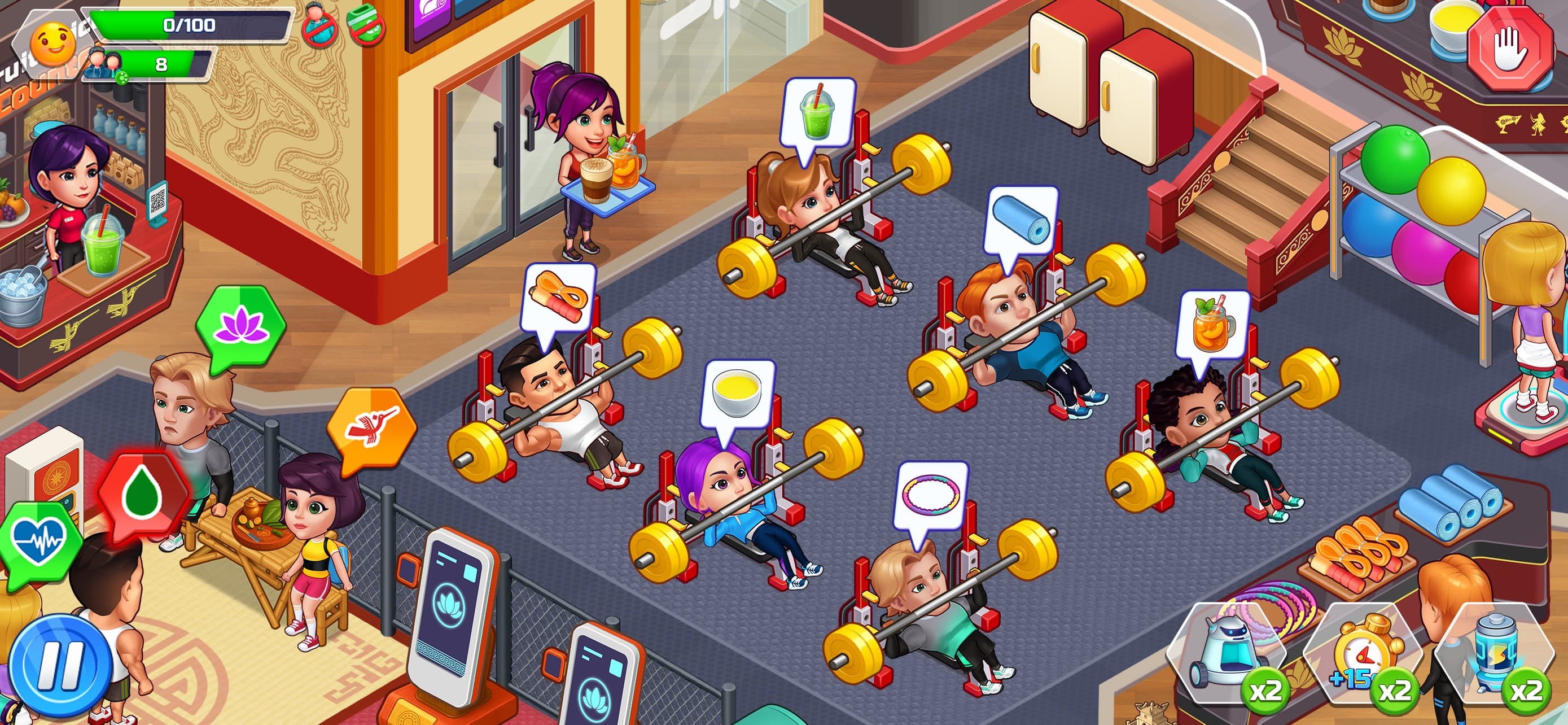 Happy Fitness: Gym Game screenshot 3 - screenshot