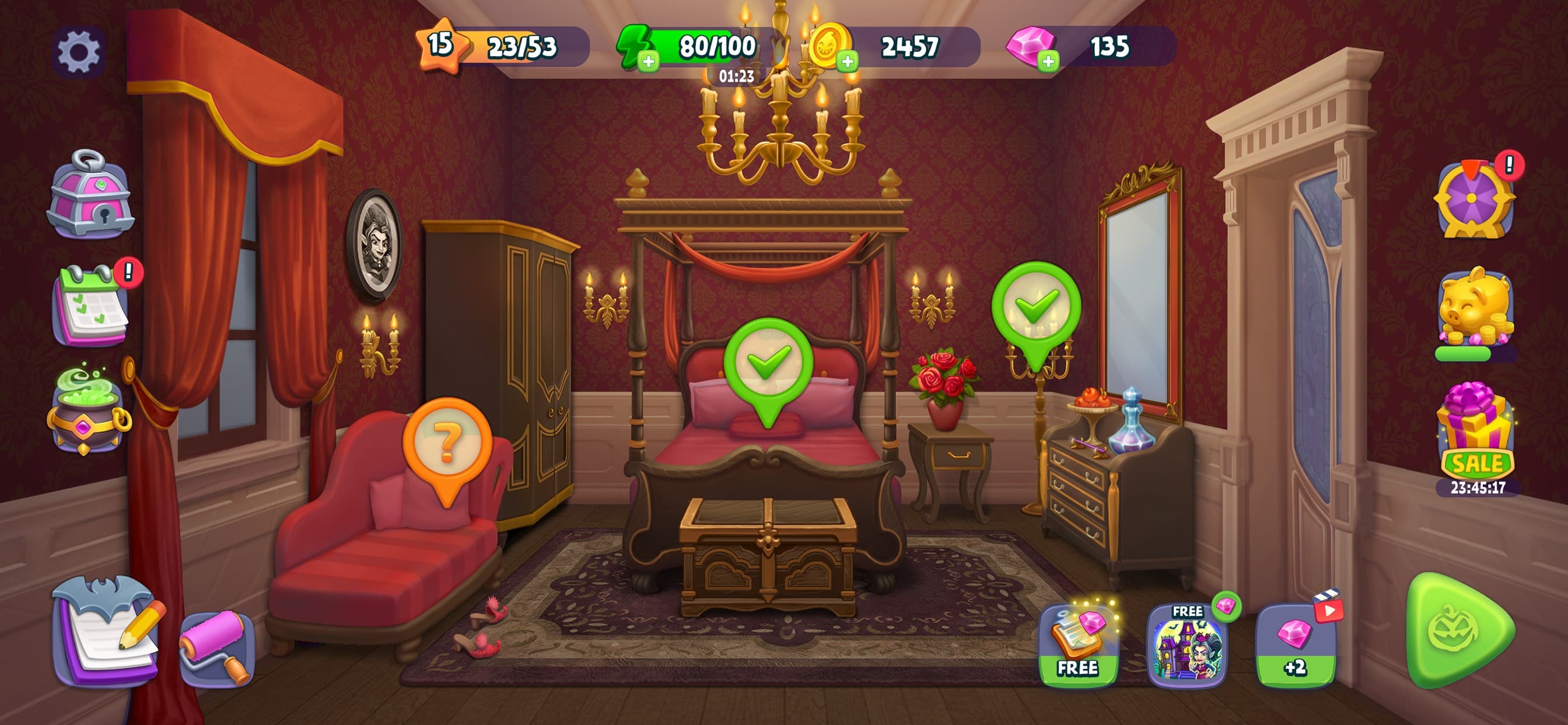 Halloween Merge: Merge Mansion screenshot 6 - screenshot