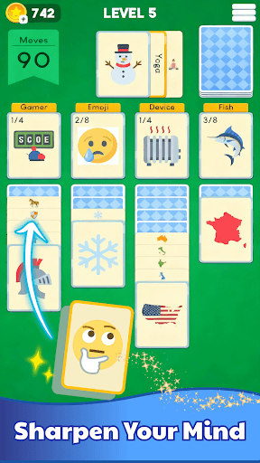 Solitaire Emoji: Group Master screenshot 2 - screenshot