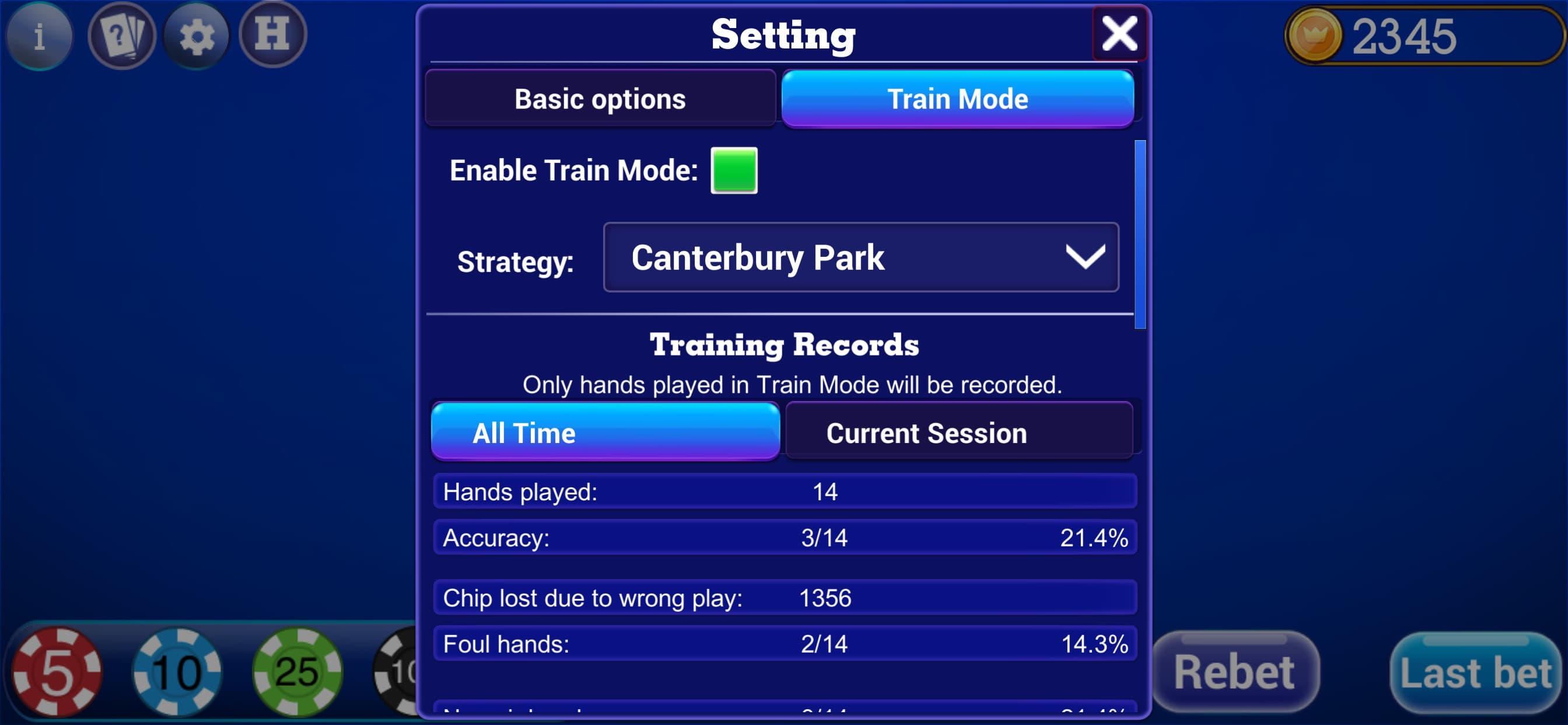 Pai Gow Poker Trainer screenshot 4 - screenshot