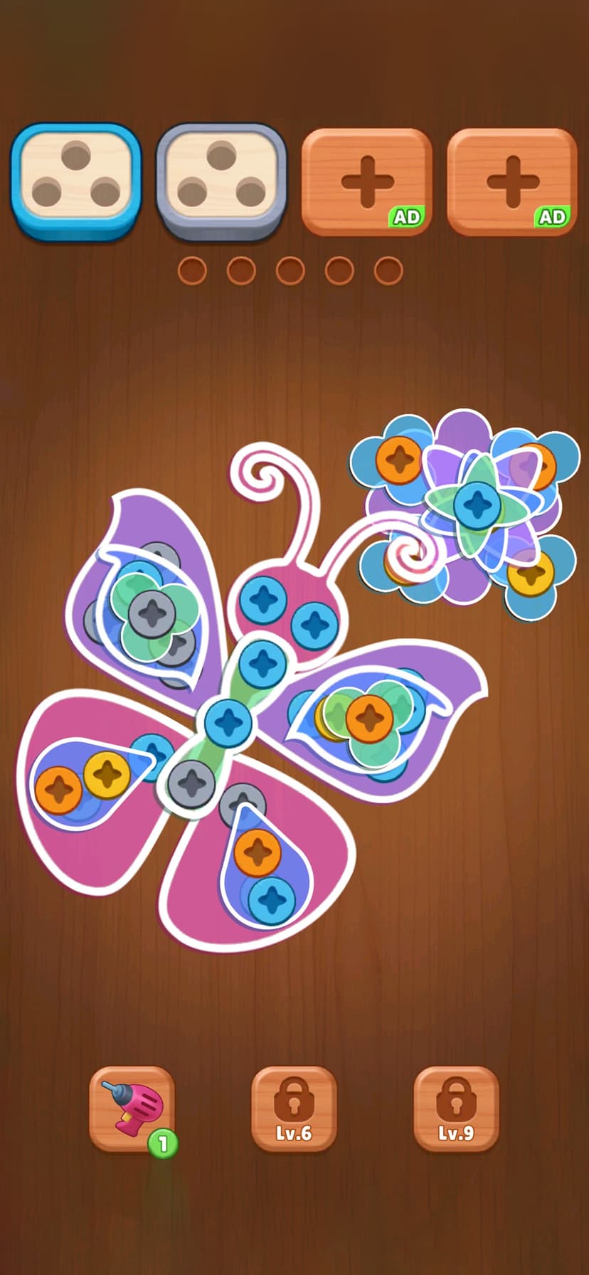 Woodbolt Sort: Nuts & Screws screenshot 2 - screenshot