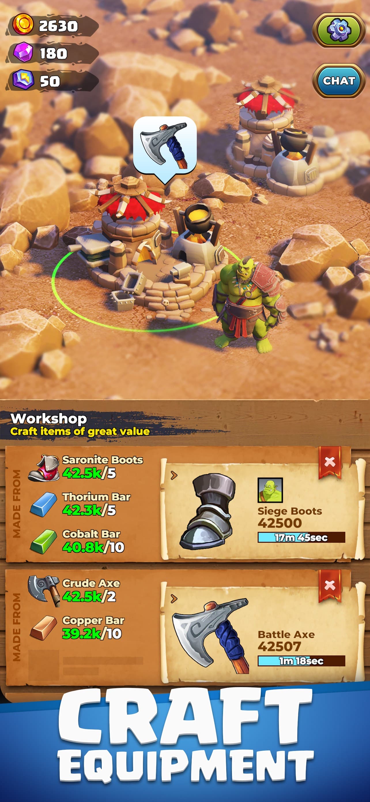 Orecraft: Mining Camp screenshot 2 - screenshot