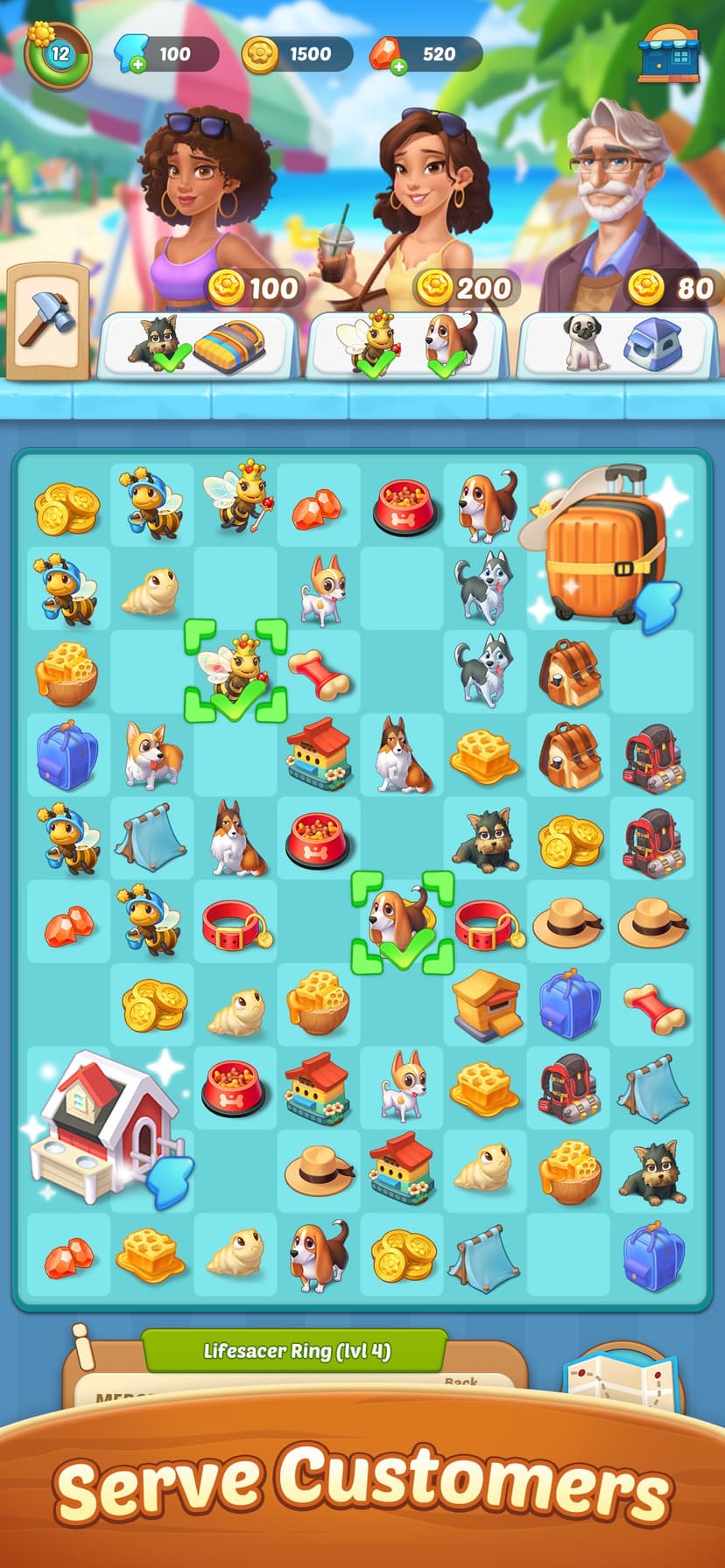 Seaside Escape®: Merge & Story screenshot 2 - screenshot