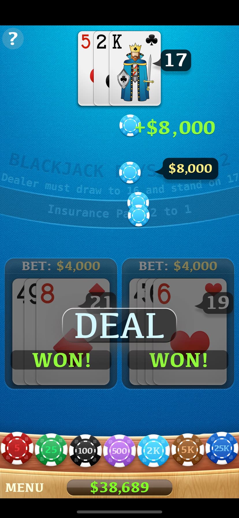⋆Blackjack screenshot 3 - screenshot