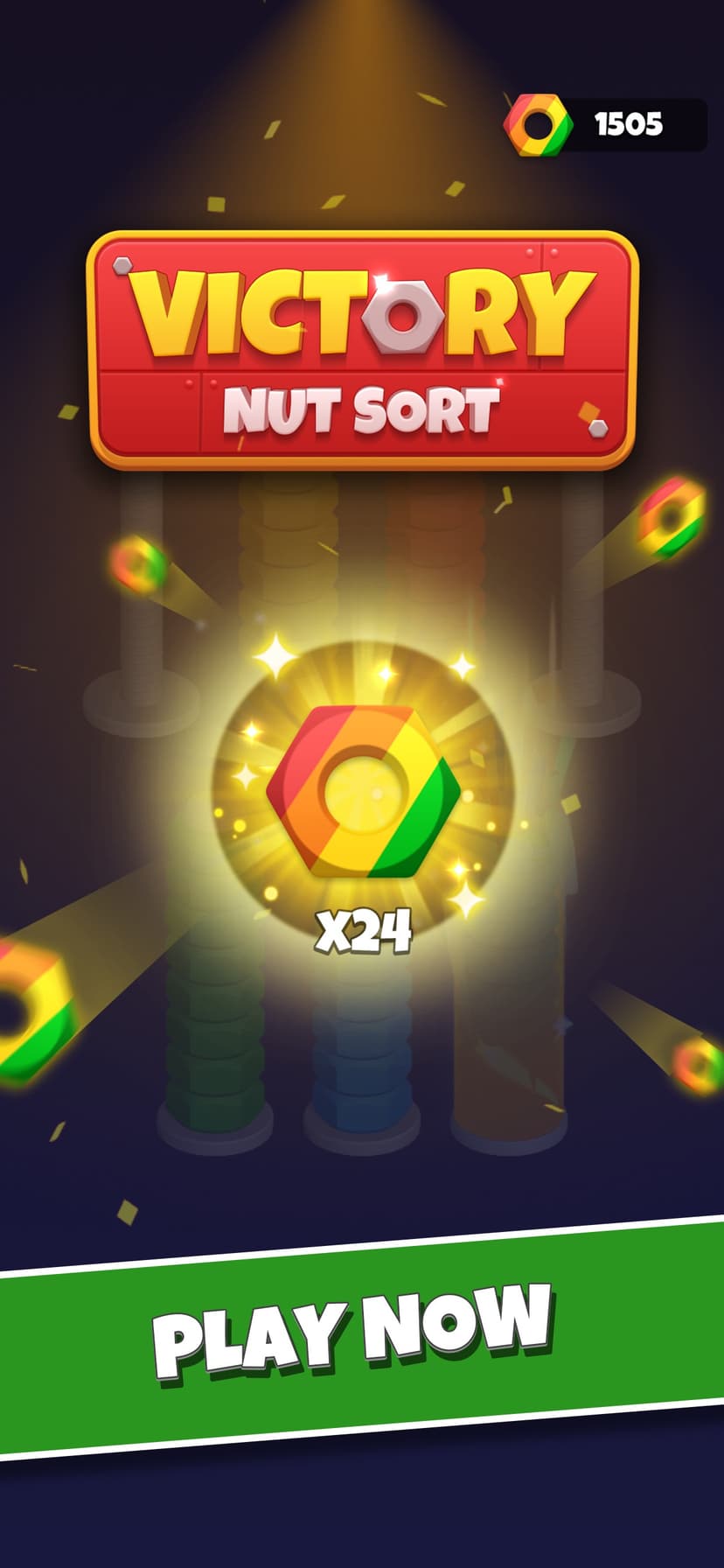 Nut Sort-Color Puzzle Games screenshot 7 - screenshot