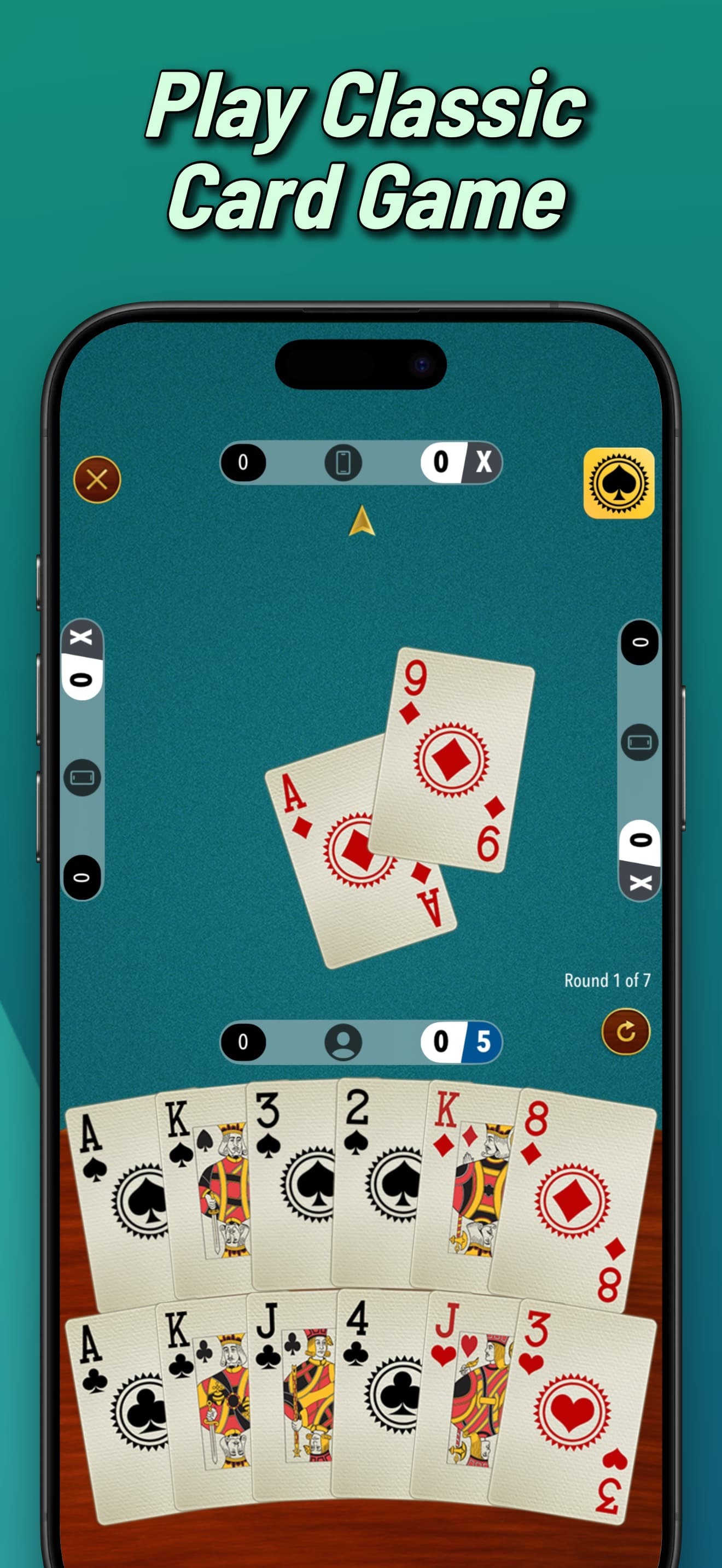 Batak Online trick taking game screenshot 1 - screenshot