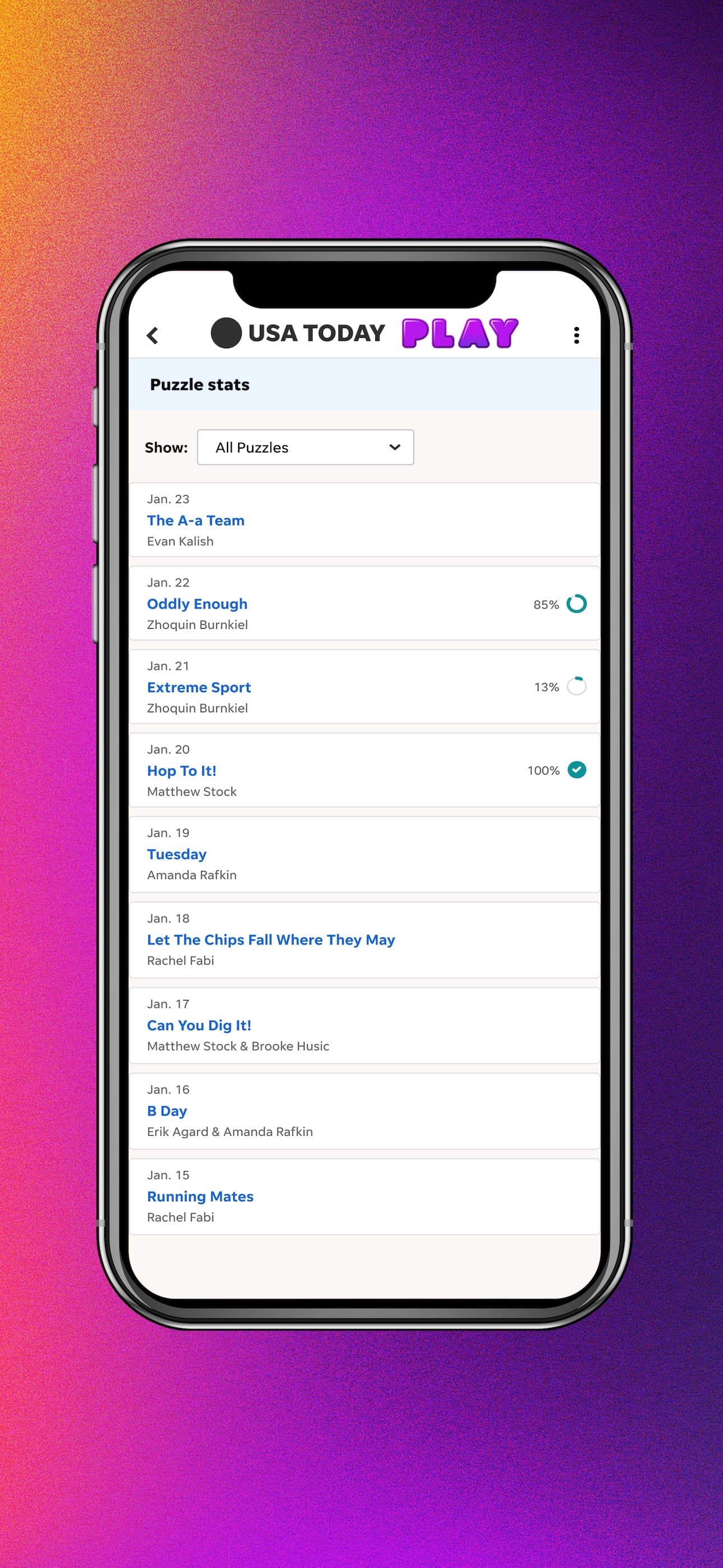 USA TODAY PLAY Crossword+ screenshot 4 - screenshot