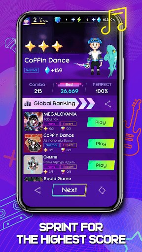 Cyber Surfer : Rhythm Odyssey screenshot 6 - screenshot