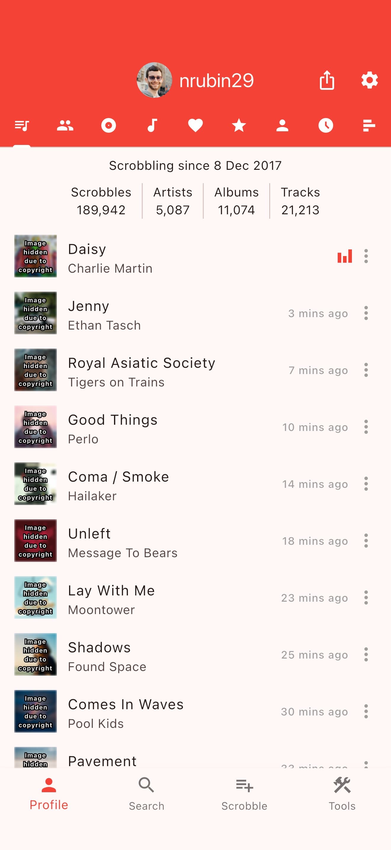 Finale for Last.fm screenshot 1 - screenshot