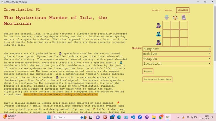 Null - screenshot