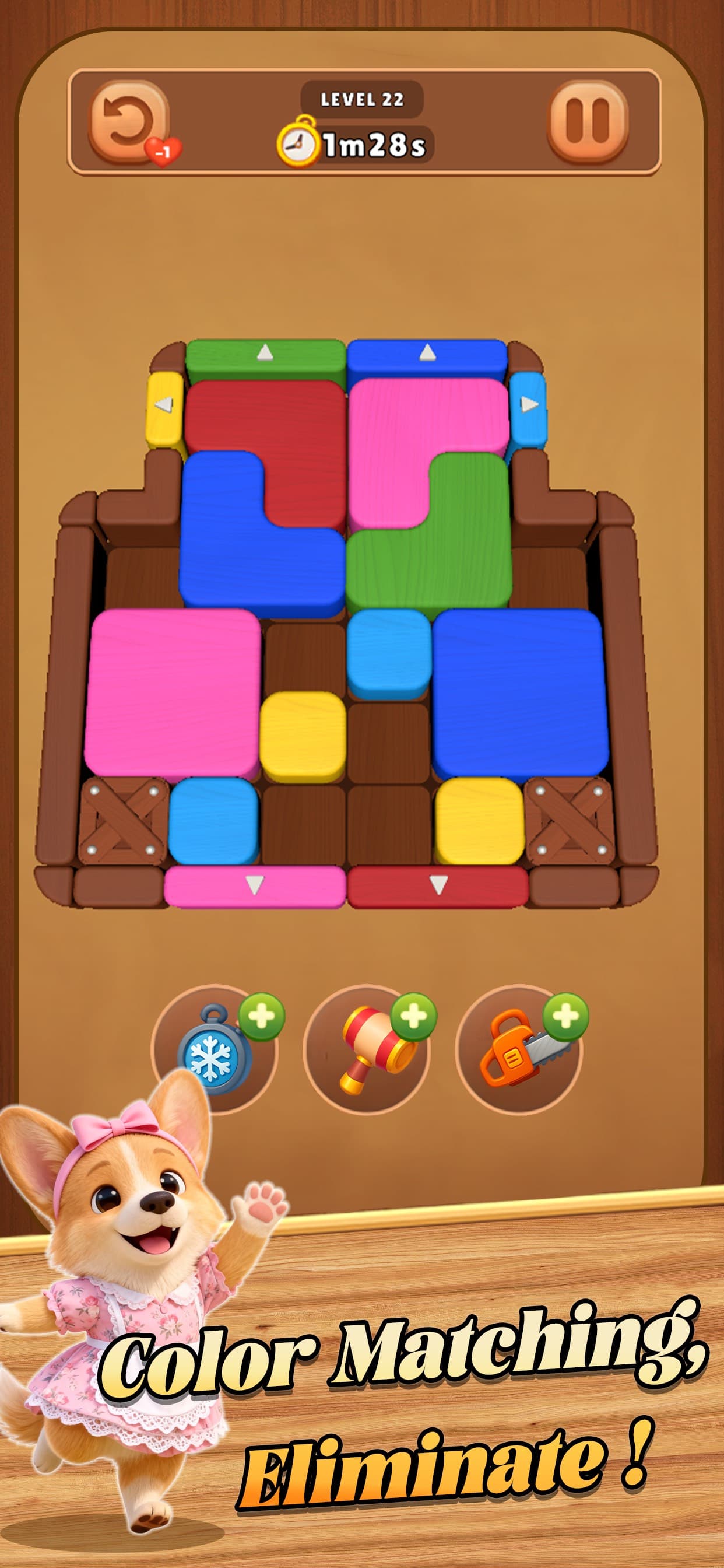 Wood Out:Color Block Jam screenshot 4 - screenshot