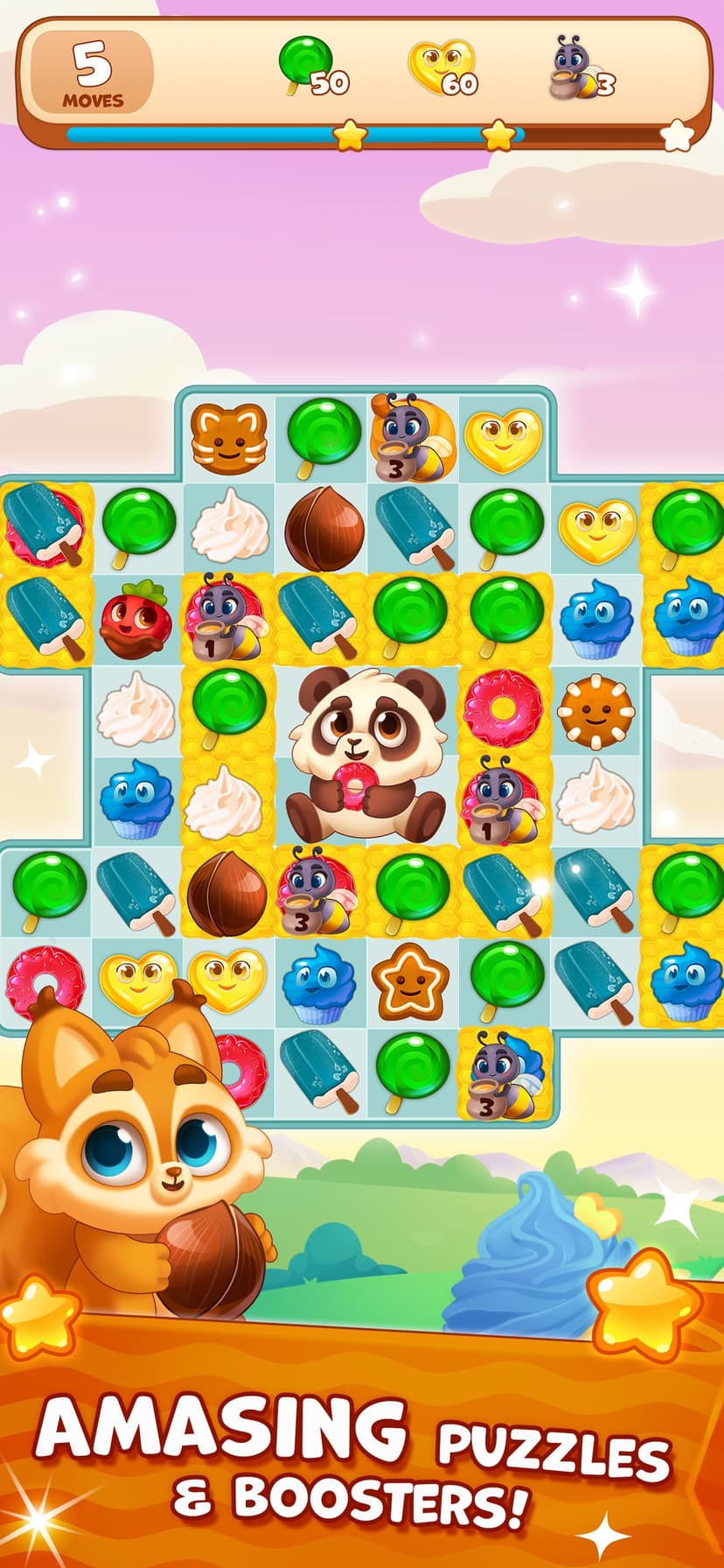 Candy Valley - Match 3 Puzzle screenshot 5 - screenshot