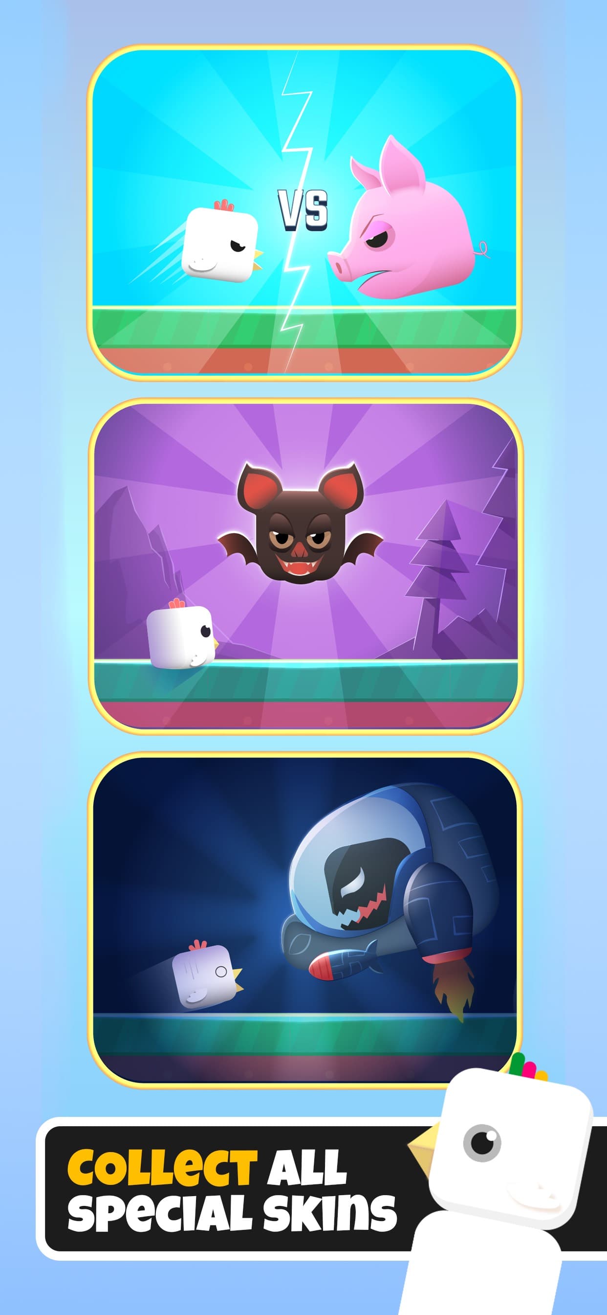Square Bird - Flappy Chicken screenshot 2 - screenshot