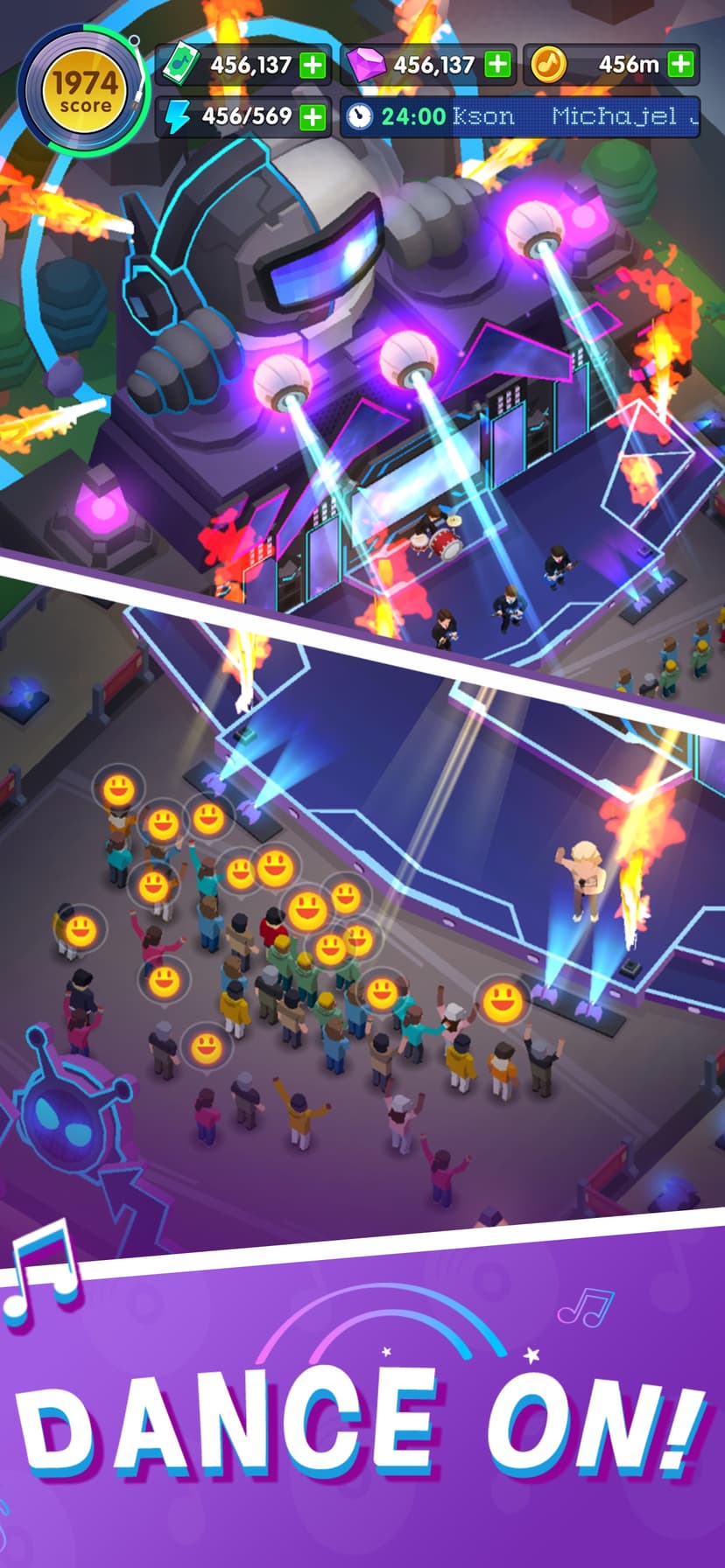 Idle Music Star Tycoon Games screenshot 2 - screenshot
