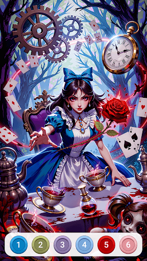 Dark Fairytale Color by Number screenshot 13 - screenshot