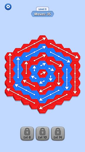 Hexa Arrows: Logic Puzzle screenshot 1 - screenshot