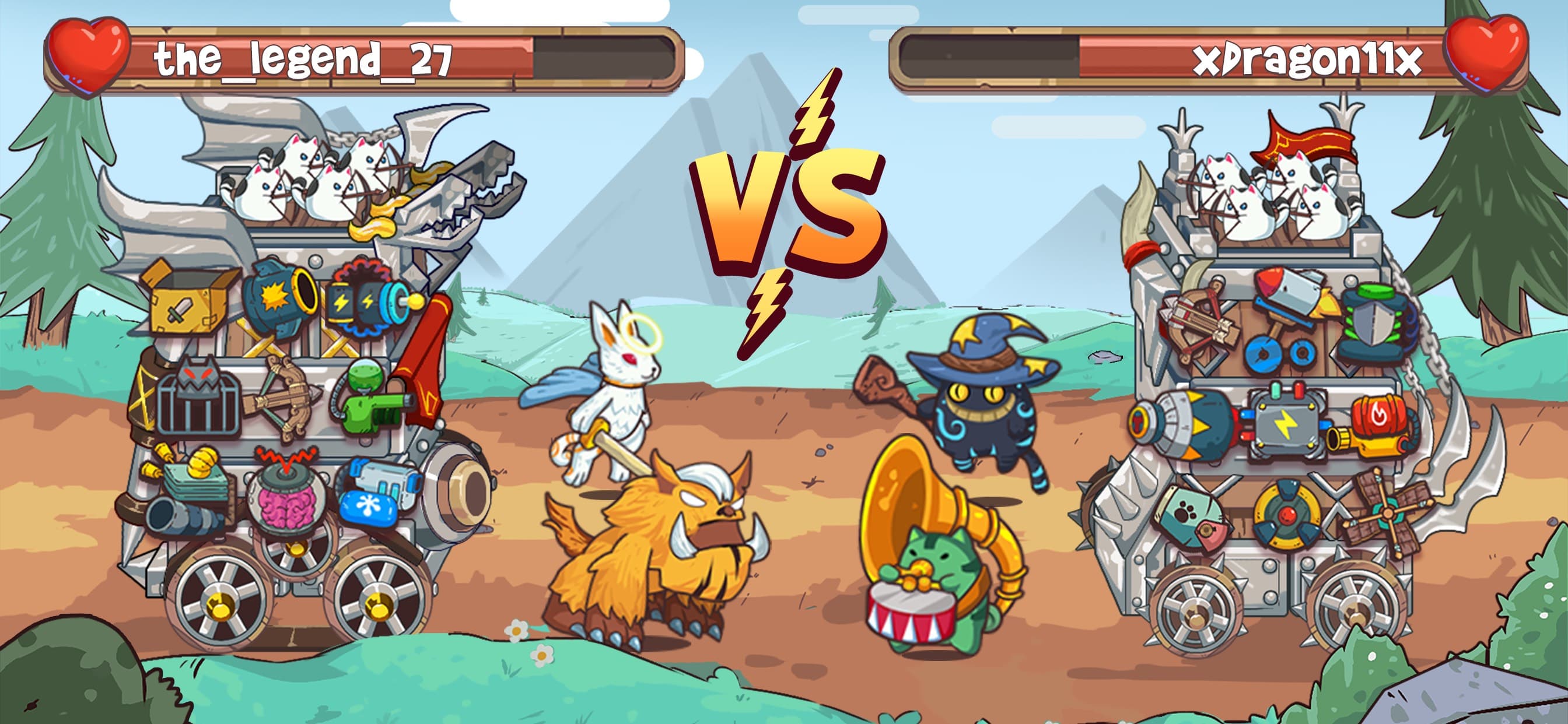 Cat'n'Robot: Idle Defense screenshot 1 - screenshot