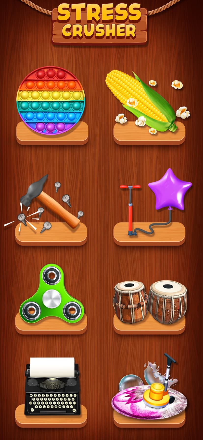 Stress Crusher Relaxing Games screenshot 1 - screenshot