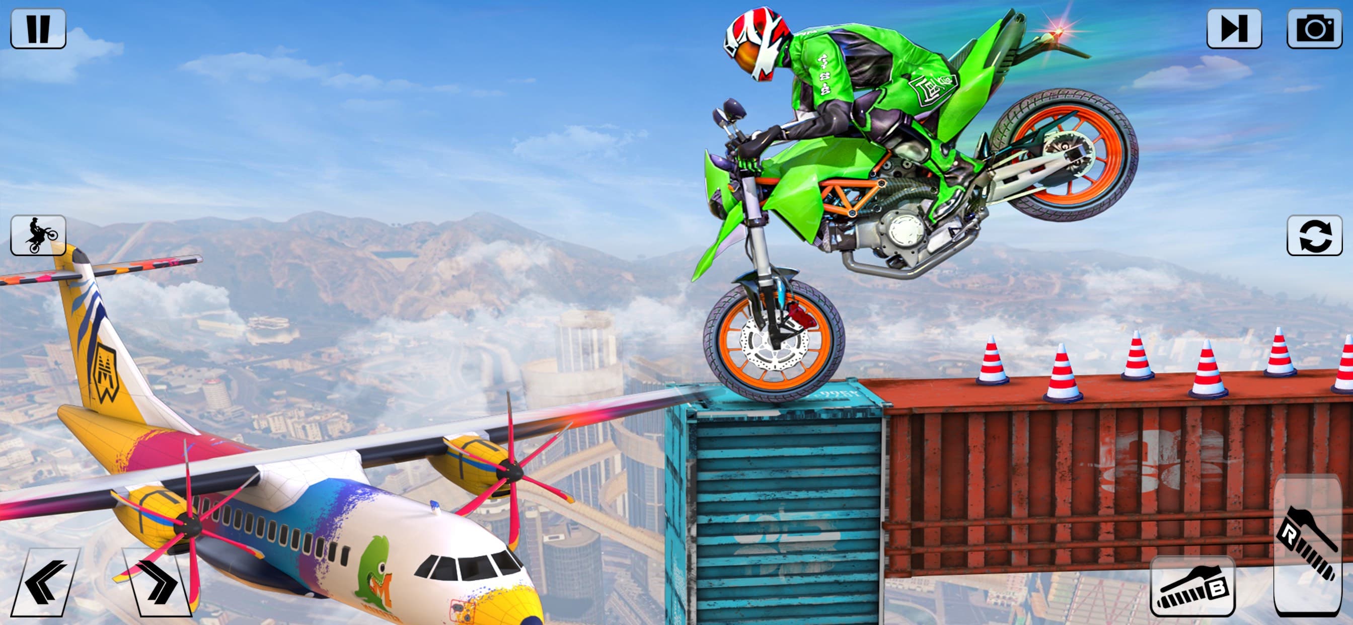 Bike 360 Flip Stunt game 3d screenshot 4 - screenshot