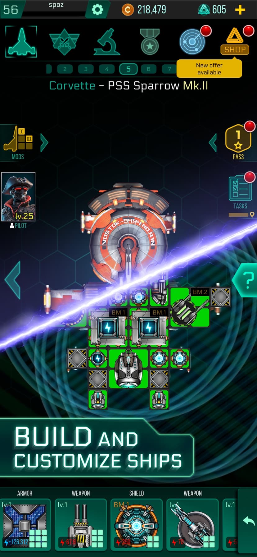 Space Arena: Construct & Fight screenshot 1 - screenshot