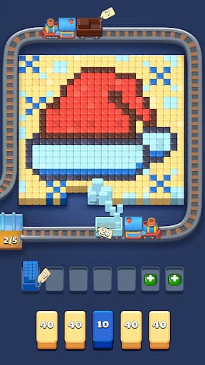 Flow Puzzle: Pixel Color Game screenshot 1 - screenshot
