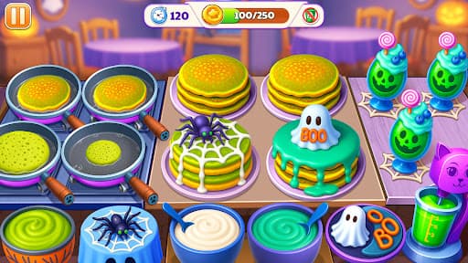 Halloween Cooking Madness Game screenshot 1 - screenshot