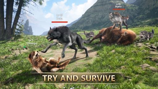 Wolf Game: Wild Animal Wars screenshot 7 - screenshot