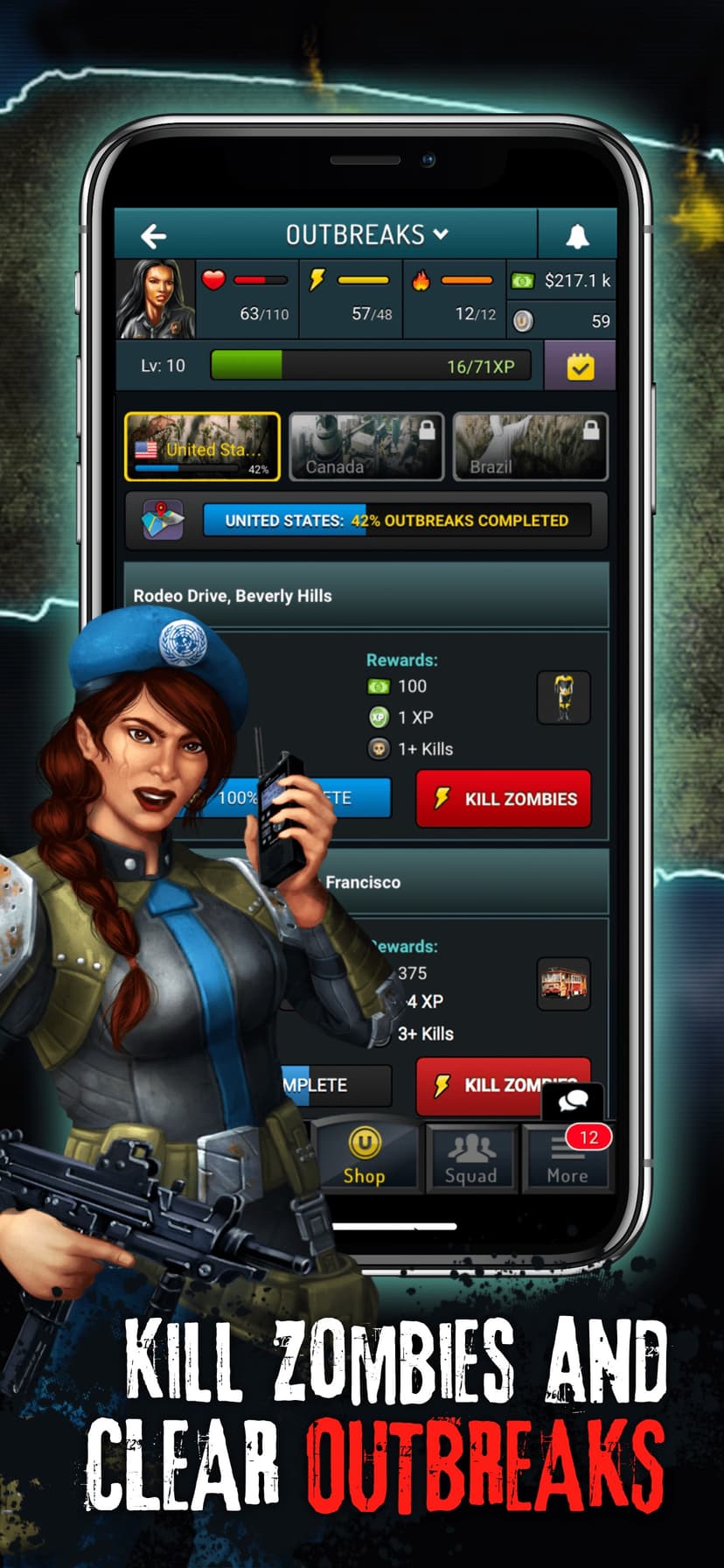 Zombie Slayer: Apocalypse Game screenshot 1 - screenshot