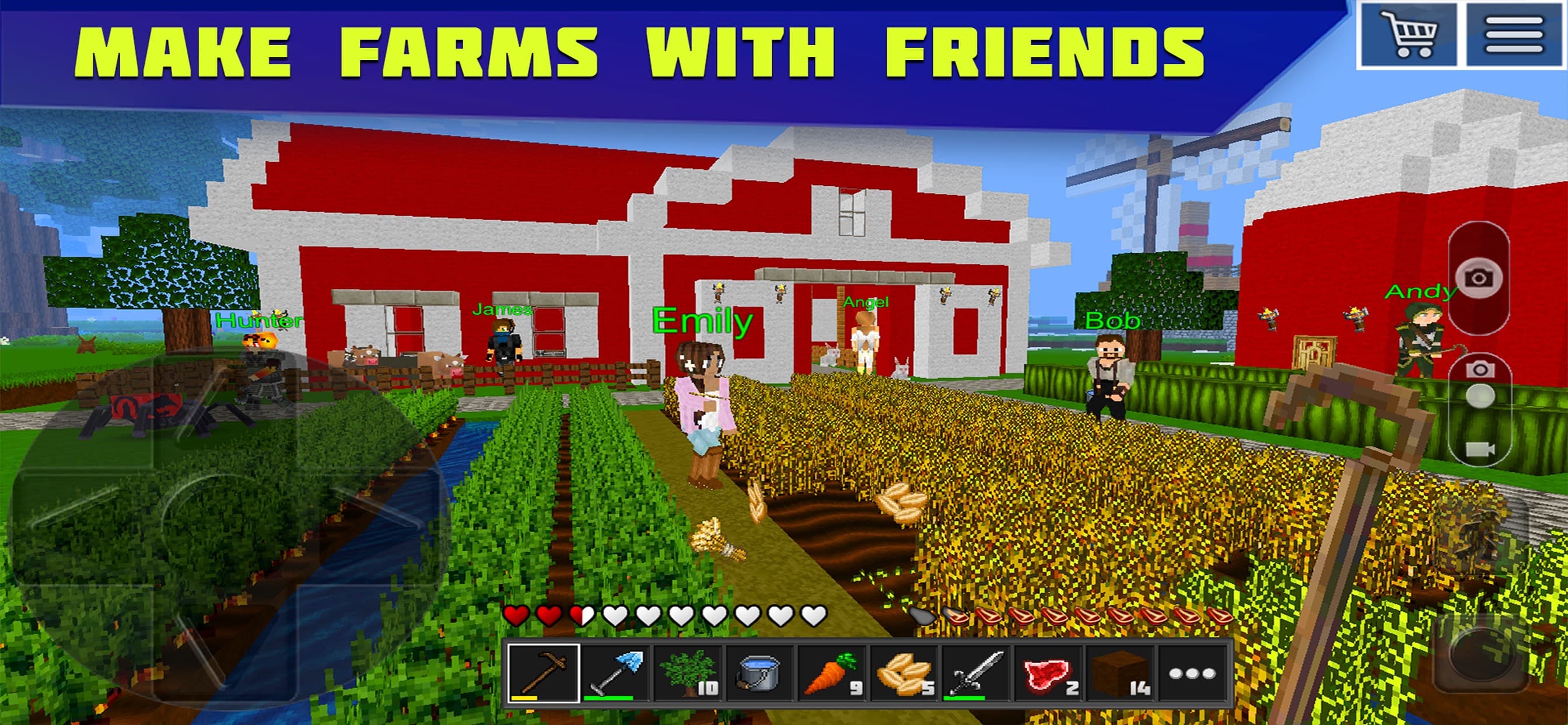 Planet of Cubes Craft and Mine screenshot 4 - screenshot