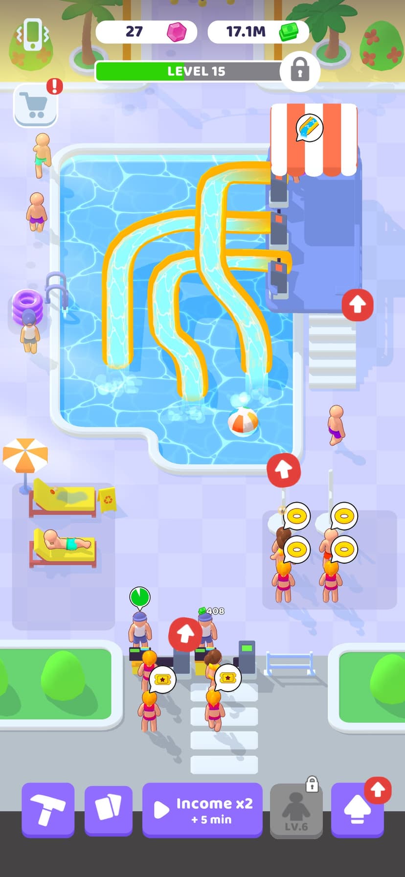 My Aquapark: Idle Water Empire screenshot 6 - screenshot