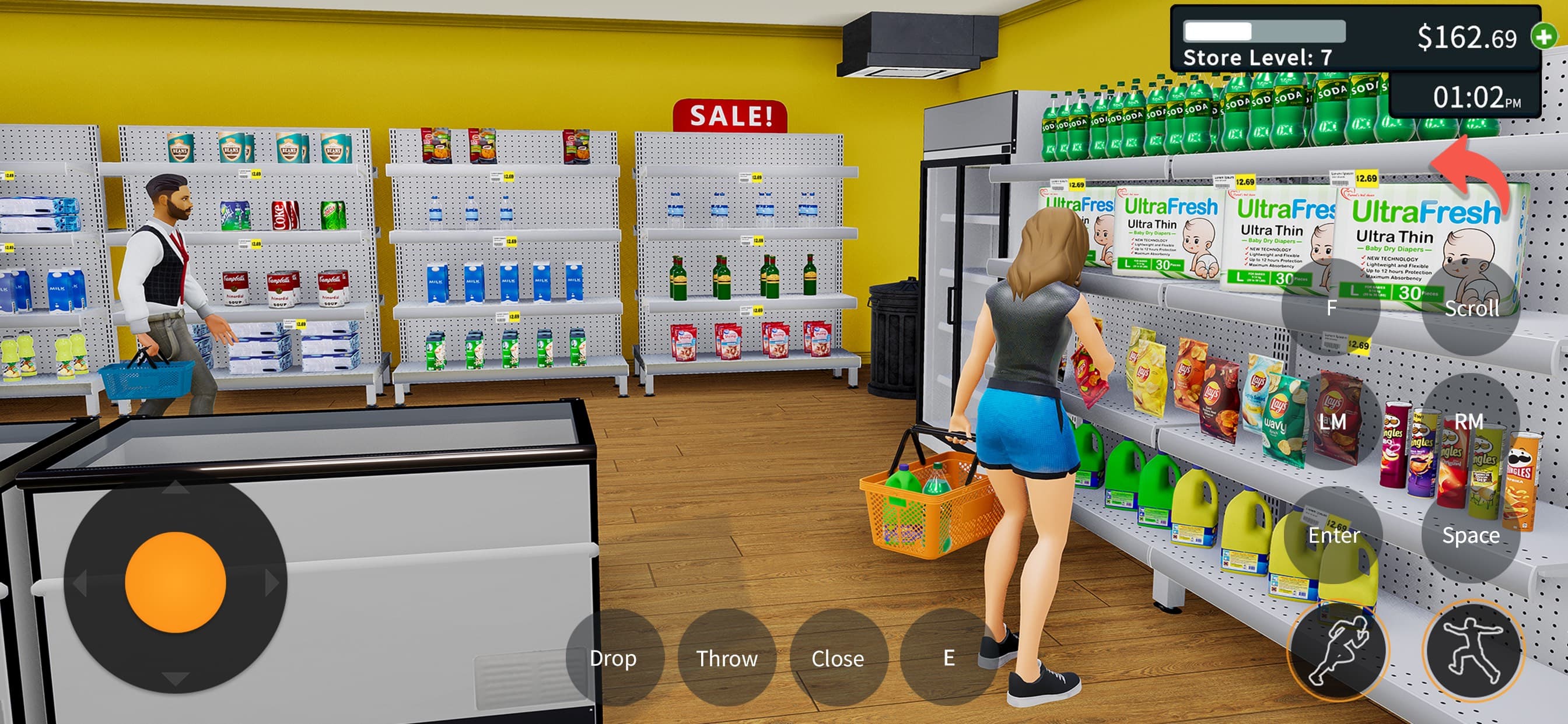Supermarket Store Game 3D screenshot 1 - screenshot
