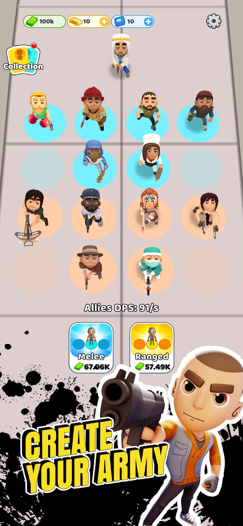 Survivor Idle Run: Z-RPG Game screenshot 2 - screenshot