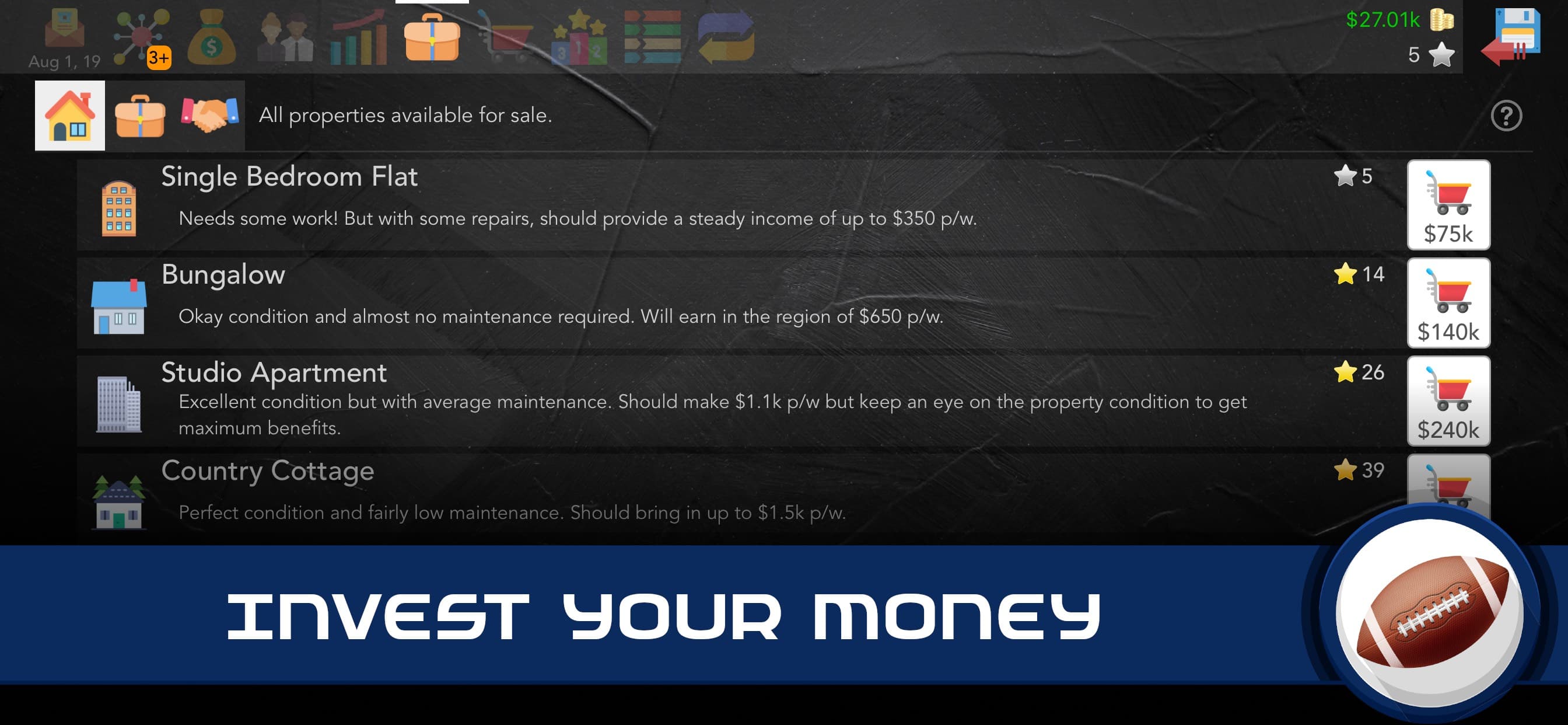 Football Superstar: US Edition screenshot 6 - screenshot