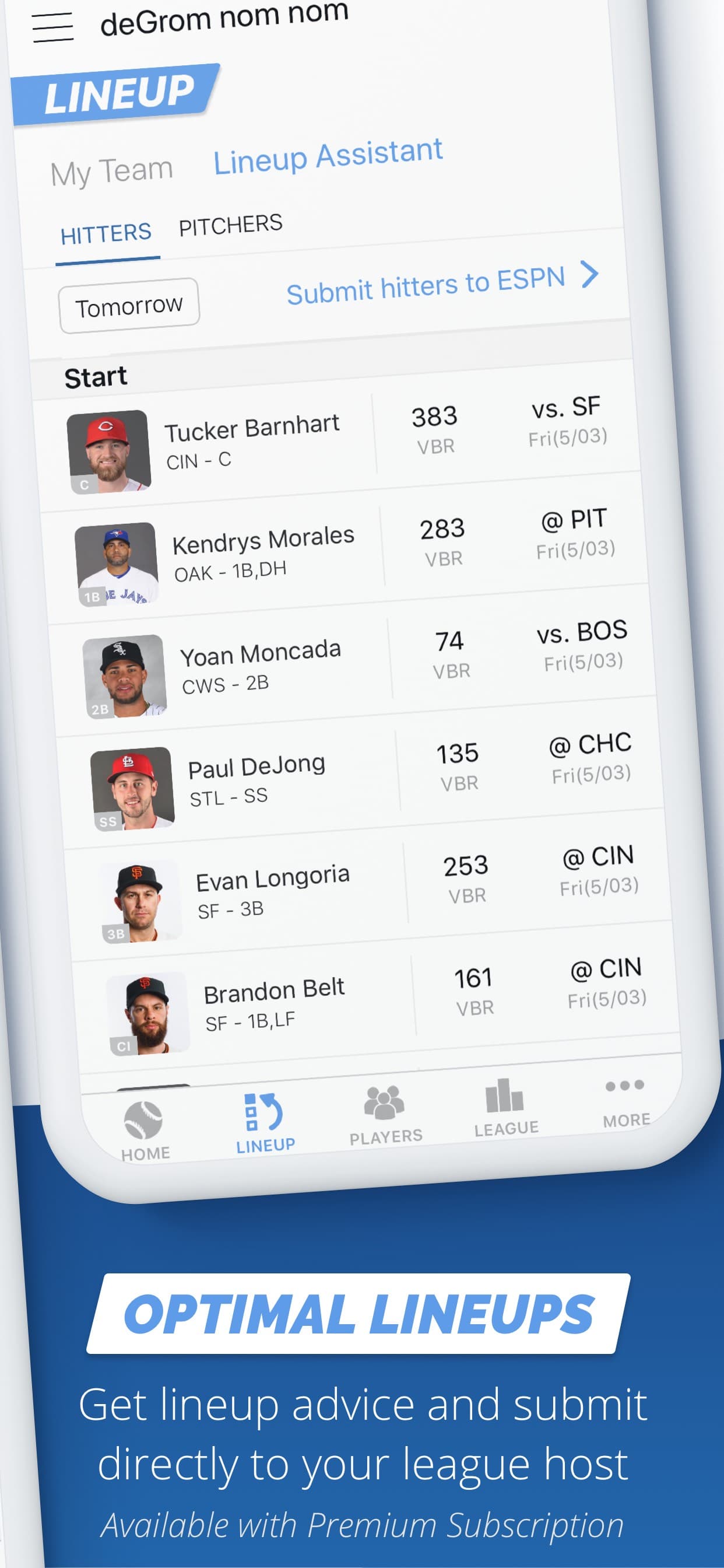 Fantasy Baseball My Playbook screenshot 6 - screenshot