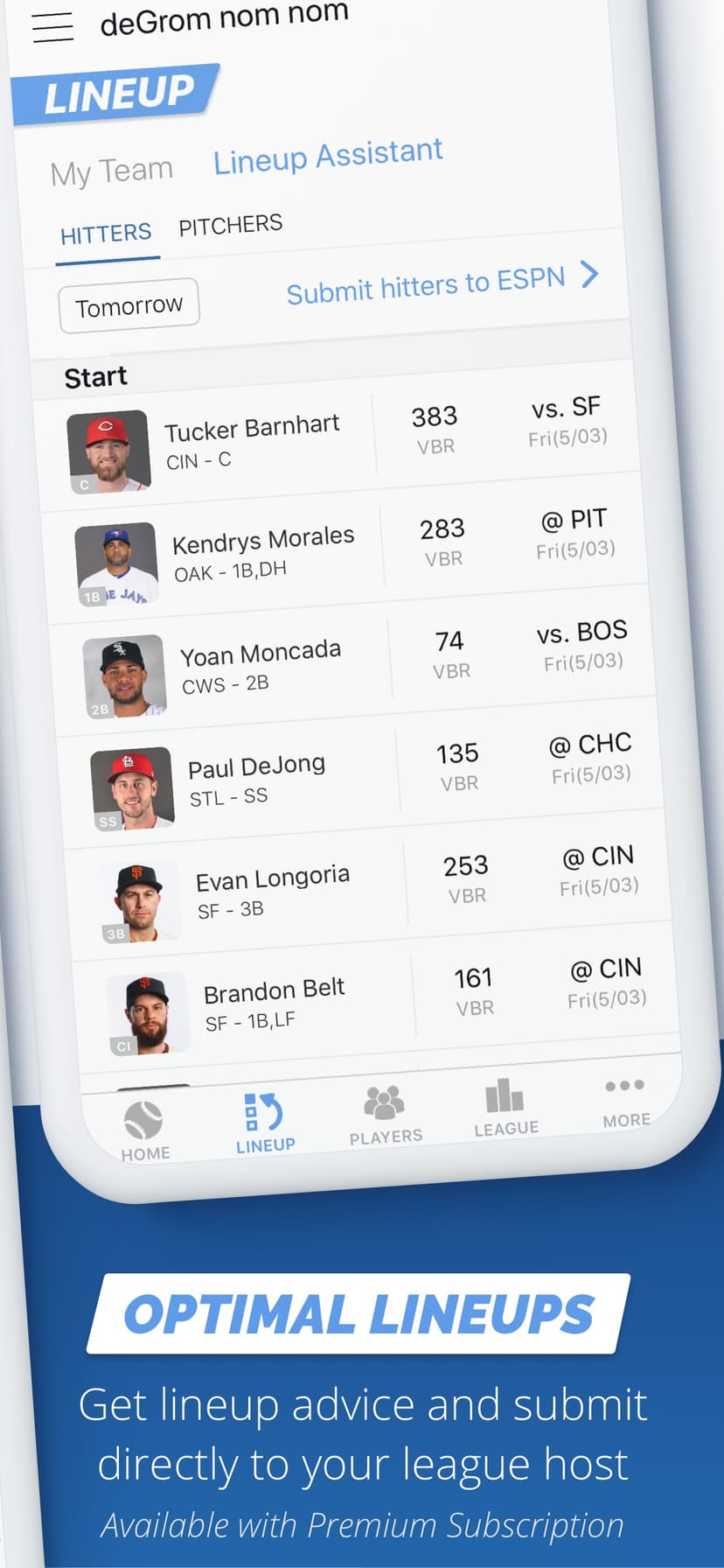 Fantasy Baseball My Playbook screenshot 6 - screenshot