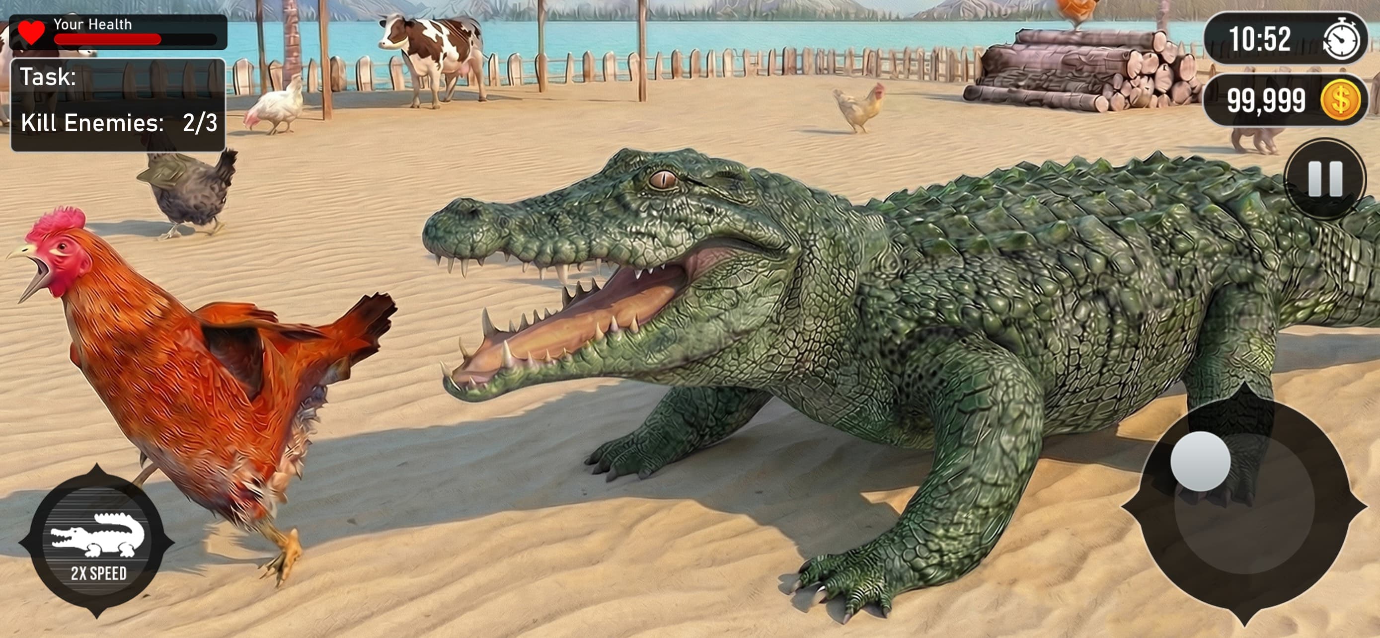 Crocodile Attack LIfe Sim 3D screenshot 1 - screenshot