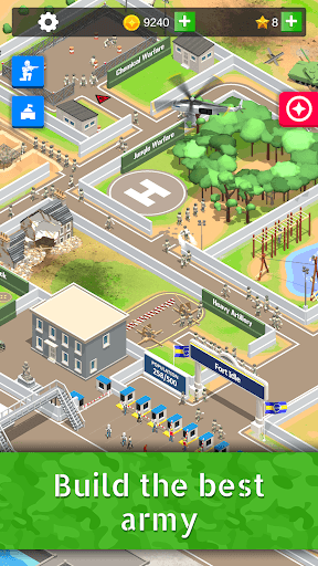 Idle Army Base: Tycoon Game screenshot 1 - screenshot