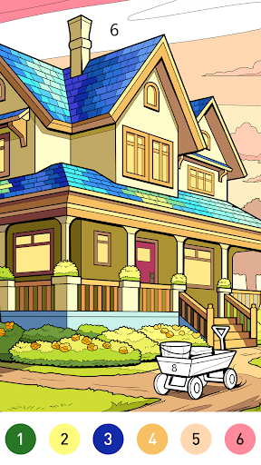 Dream Home Coloring book screenshot 1 - screenshot