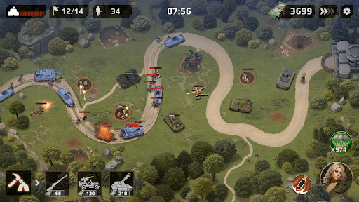 WWII Defense: RTS Army TD game screenshot 2 - screenshot