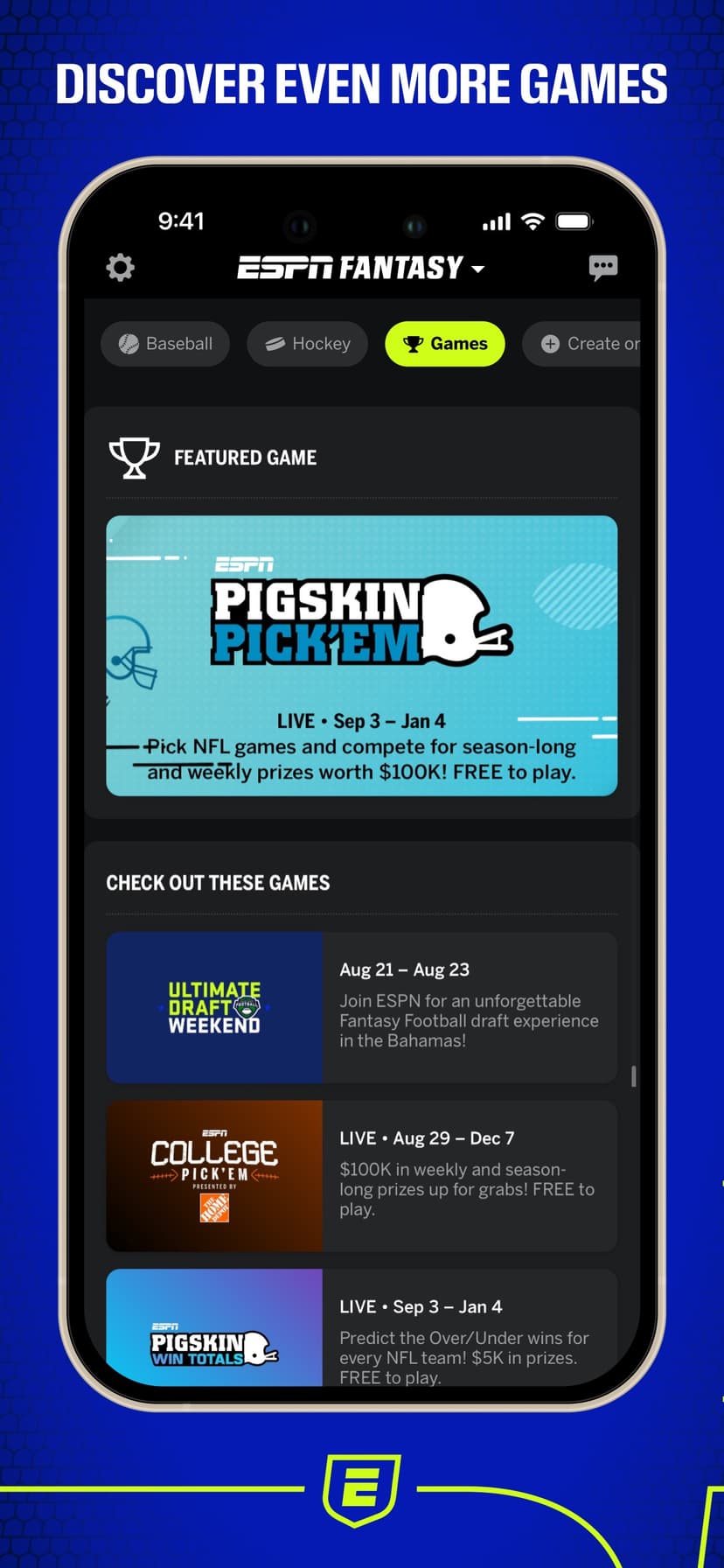 ESPN Fantasy Sports & More screenshot 2 - screenshot