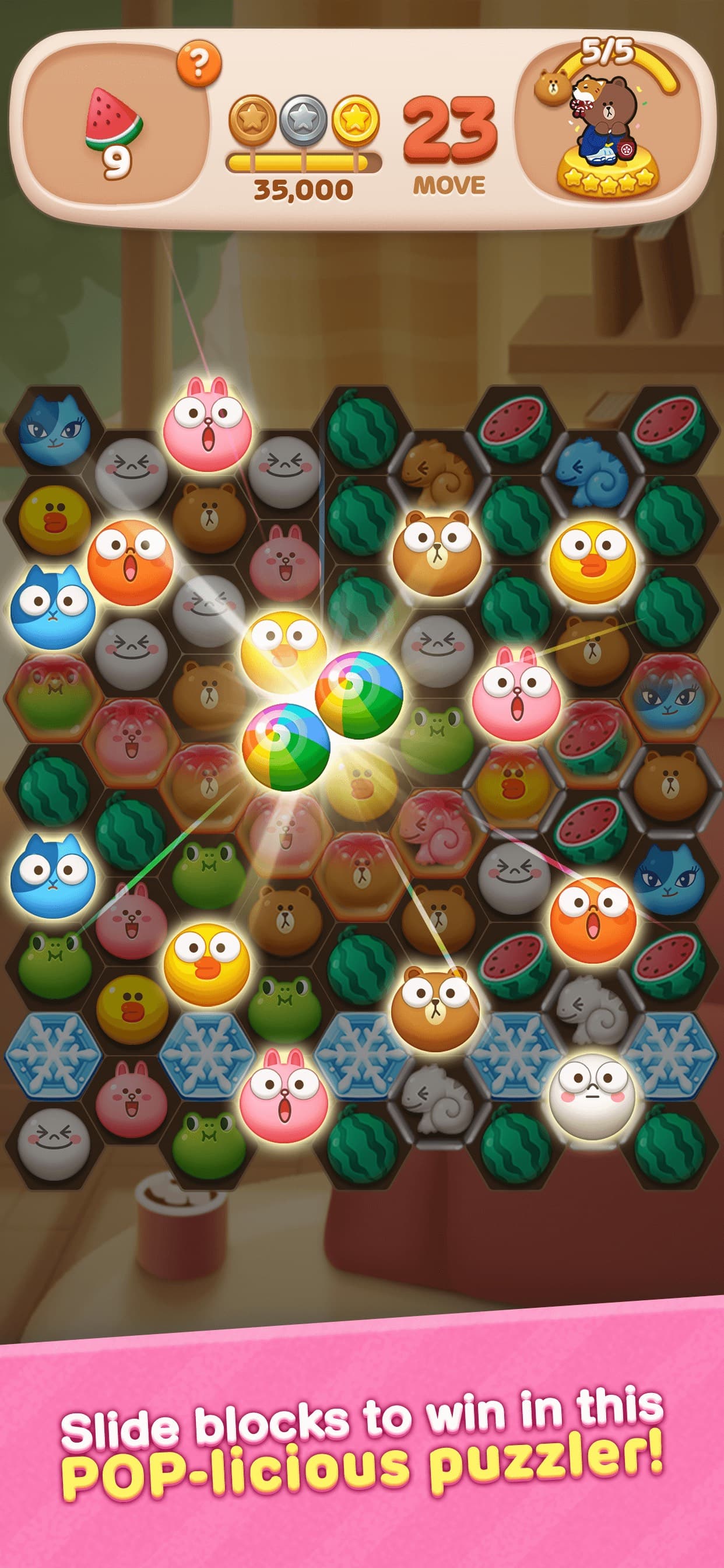 LINE POP2 Puzzle -Puzzle Game screenshot 3 - screenshot