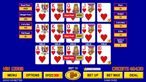Video Poker ™ - Classic Games screenshot 2 - screenshot