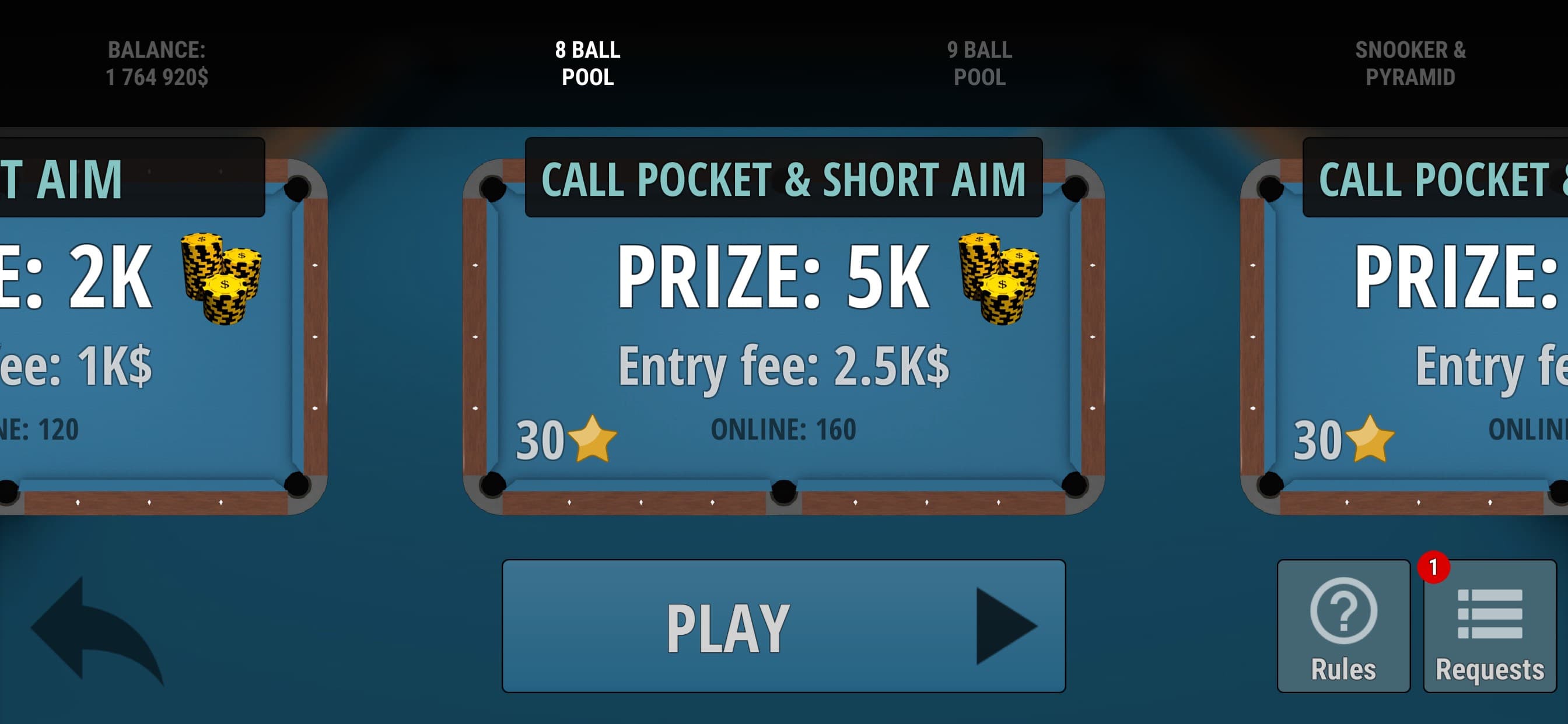 Pool Online - 8 Ball, 9 Ball screenshot 3 - screenshot
