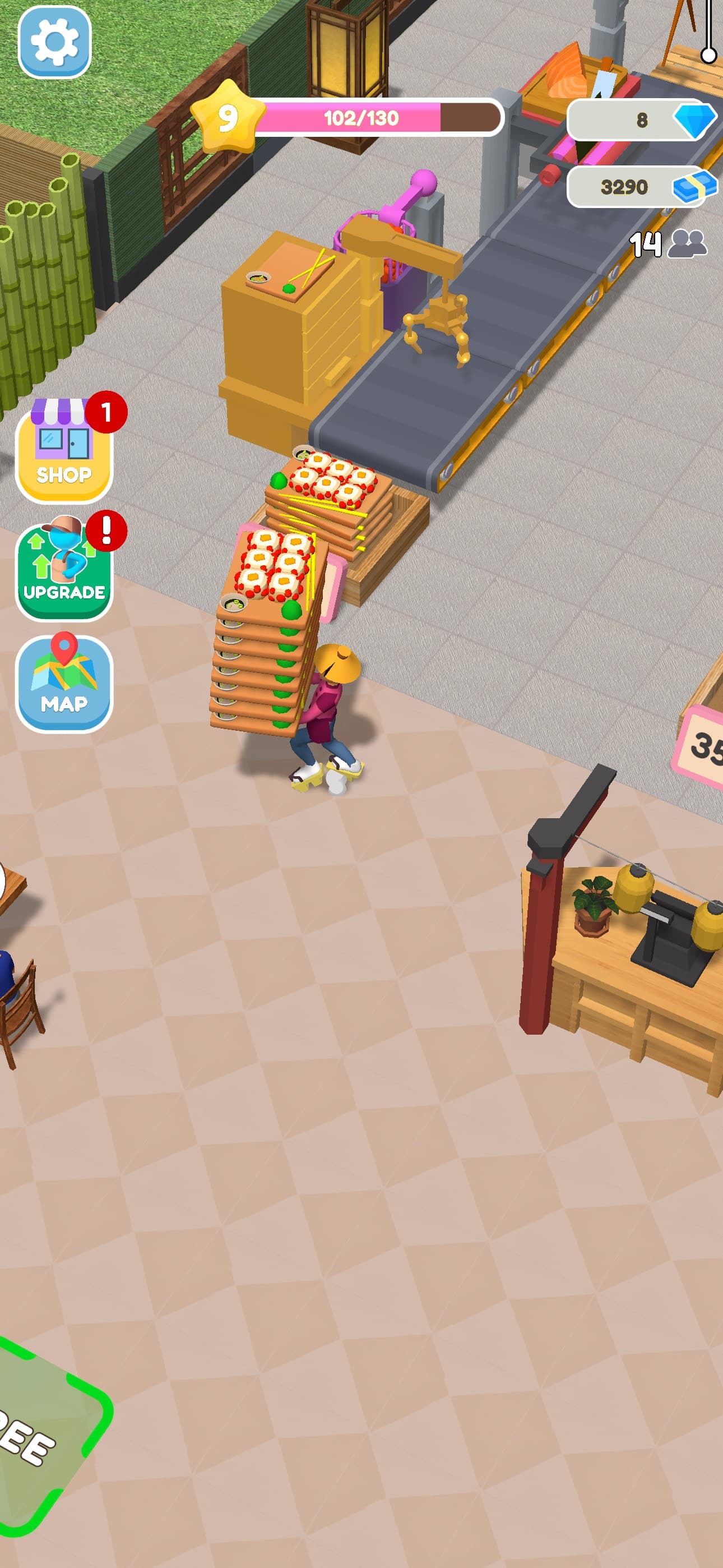 Conveyor Rush: Idle Food Games screenshot 4 - screenshot